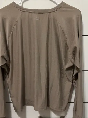 Beyond Yoga Tan Long Sleeve Top thumbnail 3