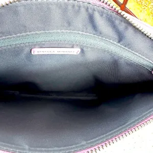 Rebecca Minkoff Girl Power Leather Zip Pouch Clutch - Light Orchid Pink thumbnail 10