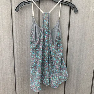 Freebird Racerback Floral Tank Top thumbnail 4