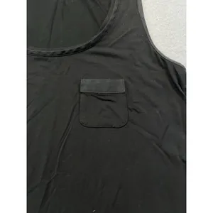 White House Black Market Small Sleeveless Tank Top Black‎ Pocket thumbnail 3