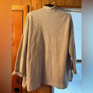 Madewell Sweater Size XL Merino Wool Beige Cardigan Blazer thumbnail 2