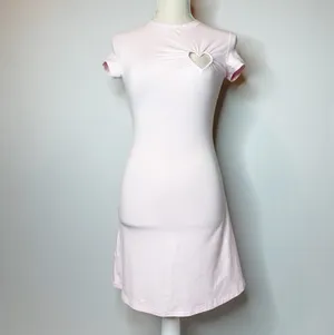 NWT Skims Cotton Jersey Heart Dress thumbnail 2