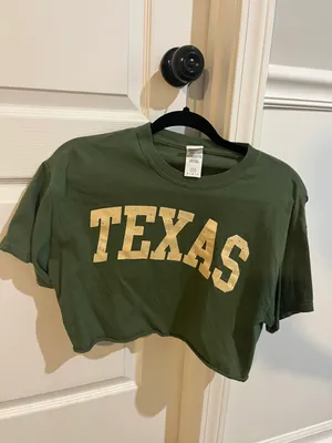 texas crop top Green Size M thumbnail 1