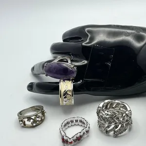 vintage gold & purple rings thumbnail 2