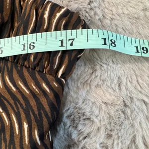 Banana‎ Republic Womens Brown Ikat Print Empire Waist Camisole Top Size 8 Zip thumbnail 12