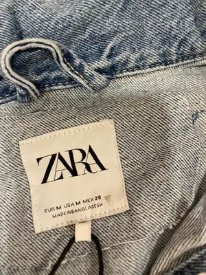 ZARA Denim Jumpsuit thumbnail 7
