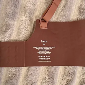 Knix WingWoman Contour Bra Terracotta Brown Wireless‎ Seamless Size S+ thumbnail 6