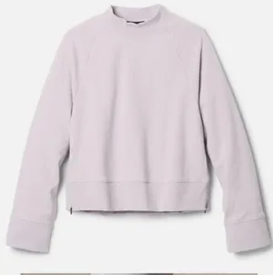 ON Cloud Crew Neck Long Sleeve Essential Lilac Sweatshirt Sz. S thumbnail 1