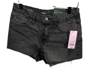 Wild Fable Womens Low-Rise Black‎ Denim Shorts EasyRigid Size 0 thumbnail 1