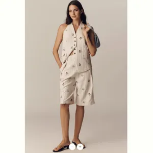 Anthropologie Maeve Longline Halter Vest thumbnail 3