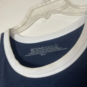 Beyond Yoga Spacedye Outlines Dress in Navy White size small thumbnail 3