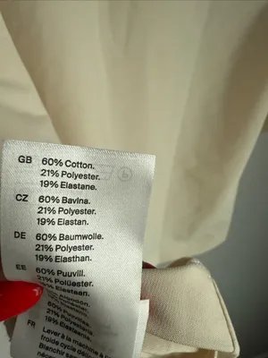NEW COS minimal cotton polo shirt Medium thumbnail 8