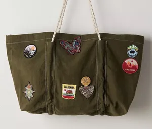 Free People Been There Badge Tote Bag NWT thumbnail 1