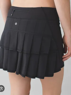 lululemon athletica Black Pace Setter Skirt thumbnail 1
