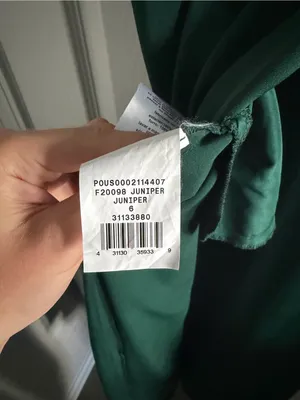 David's Bridal Celebrate Crepe-Back Satin Scoop Tank Dress Juniper Size 6 thumbnail 10