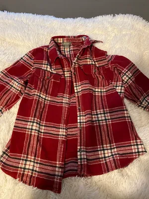 Red Flannel Size L thumbnail 1