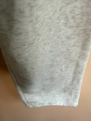 Wide Leg Cargo Sweatpants in Light Heather Gray thumbnail 4