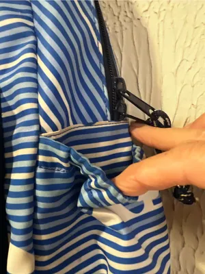Vineyard Vines Whale Blue and White striped Backpack thumbnail 5