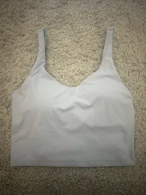 offline aerie real me low key longline sports bra thumbnail 2