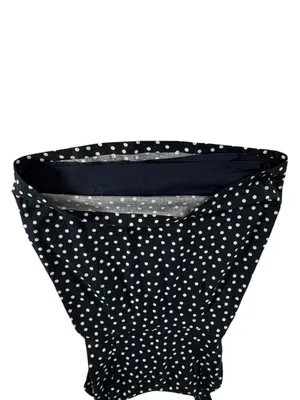 Abercrombie & Fitch NWT M Navy Polka Dot Mini Dress Sweetheart Twee Fit Flare thumbnail 7