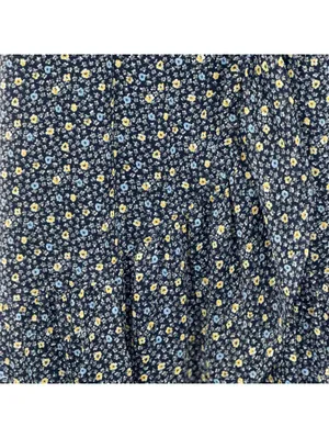 Abercrombie & Fitch Medium Flutter Sleeve Floral Wrap MIDI Dress thumbnail 5
