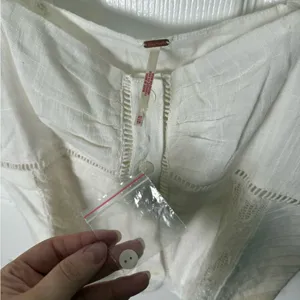 Free People Bali Alana Top & Pant Set in White XS thumbnail 11