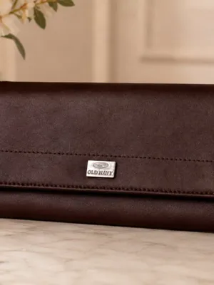 Liz Claiborne Brown Wallet Clutch Organizer Snap Closure thumbnail 5