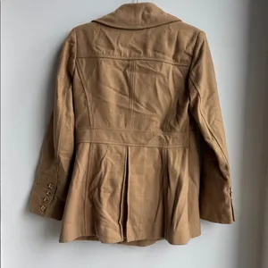 Michael Kors Camel Double-Breasted Pea Coat Size 4 thumbnail 7