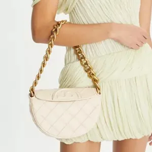 Tory Burch Mini Fleming Soft Crescent Bag thumbnail 1