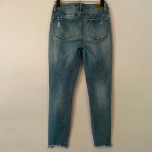 Judy Blue Skinny Fit Medium Wash Distressed Jeans High Rise Women's size 28 thumbnail 6