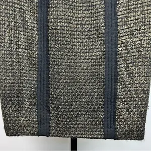 Michael Kors Tweed Sheath Dress Sz 4 Black Gold Metallic Career Cocktail Preppy thumbnail 9