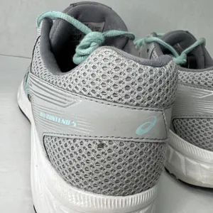 ASICS GEL-Contend 5 Women’s Size 10 Gray Aqua Running Walking Shoes 1012A234 thumbnail 6