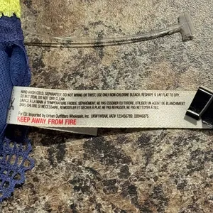 NEW Intimately Free People Mika Bralette Boho Romantic Lace Festival Y2K Blue XS thumbnail 4
