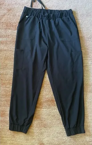 Hanes Women’s Black Comfort Fit StretchCargo Joggers Size 2XL thumbnail 1