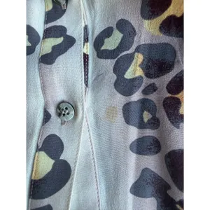 Mara Hoffman Leopard Print Sleeveless Button Front Tunic Top Small 100% Rayon thumbnail 12
