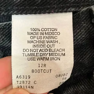 Vintage 2002 Harley Davidson 100% Cotton Black Non Ripped Size 12R #700 thumbnail 4