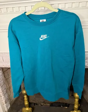 Nike Teal Crewneck Sweatshirt thumbnail 1