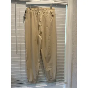 Inaka Women's Performance Nylon Spandex Sweats Baggy Joggers NWT‎ Size L Ivory thumbnail 12