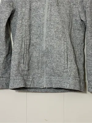 FIGS Essentials Hoodie XS Gray Full Zip Jacket Soft Fleece Medical Athleisure thumbnail 4