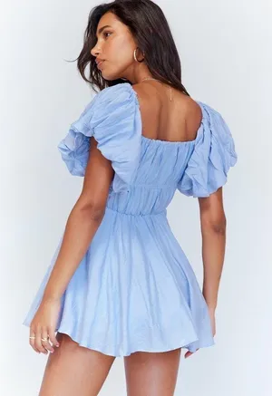 Princess Polly Blue Mini Dress thumbnail 3