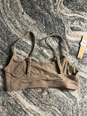 SKIMS Fits Everybody Scoop Bralette Truffle XS Buttery Soft Stretch NWT thumbnail 5