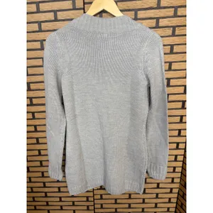 Venus Gray Cable Knit Button Front Cardigan‎ Size Small thumbnail 2