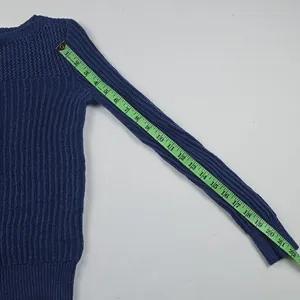 Lauren Ralph Lauren NWOT Mixed Knit Boatneck Sweater 100% Linen Steel Blue Sz XS thumbnail 13