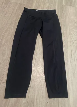 all in motion Black Cropped Leggings with Logo thumbnail 1