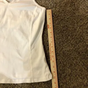 Racerback Tank Top Womens M (8/10) Used White Casual thumbnail 9