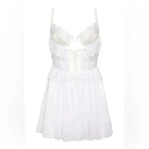 For Love & Lemons Underwire Bridal Sexy Corset Party Fancy Prom Mini Dress NWT S thumbnail 8