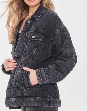 Quilted Bomber Jacket thumbnail 3