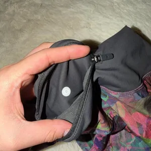 Lululemon Speed Up Lined Short 4" Vivid Floral Tone Multi Graphite Grey Sz 0 thumbnail 2