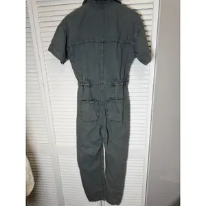 Free People Marci Coveralls Overalls Sz XS April Showers Wash Boho Carpenter thumbnail 6
