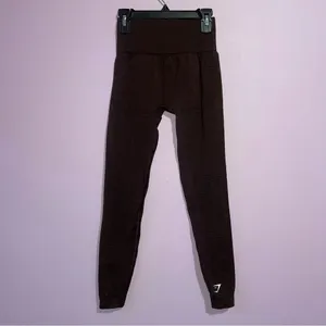 Gymshark Compression Leggings Womens Size XS Red Athleisure Gym Outdoor thumbnail 4